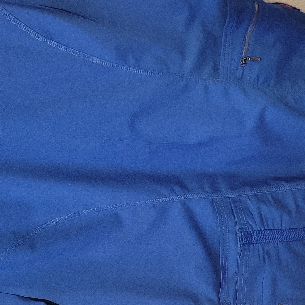 PRETTY BLUE XL SCRUB TOP